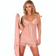 LIVCO CORSETTI FASHION HYEONA 1710 BABYDOLL TANGA ROSA S