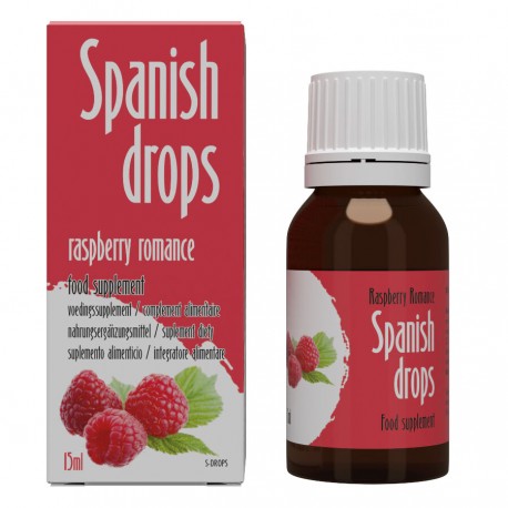 COBECO SPANISH DROPS FRAMBUESA ROMANCE GOTAS ESTIMULANTES 15 ML