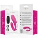 INTENSE JANET ESTIMULADOR Y VIBRADOR DUAL EN FORMA DE U CON CONTROL REMOTO ROSA