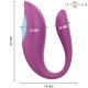 INTENSE ANNIE ESTIMULADOR VIBRADOR FORMA DE U MORADO CONTROL REMOTO