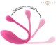 INTENSE JANICE VIBRADOR U DOBLE ESTIMULACIaN 10 VIBRACIONES ROSA CONTROL REMOTO