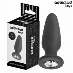 ADDICTED TOYS PLUG ANAL CON JOYA SILICONA TALLA S 88 CM