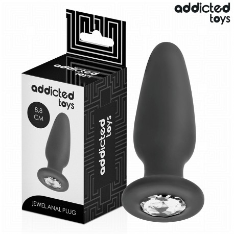 ADDICTED TOYS PLUG ANAL CON JOYA SILICONA TALLA S 88 CM