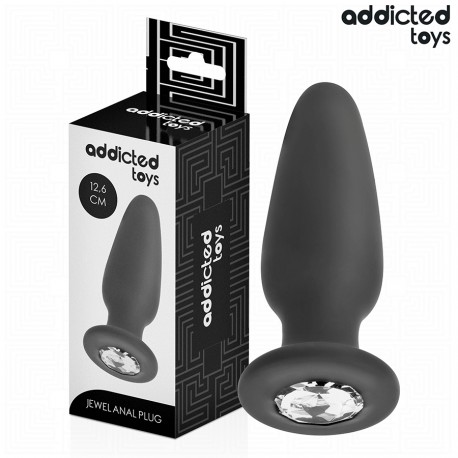 ADDICTED TOYS PLUG ANAL CON JOYA SILICONA TALLA L 126 CM