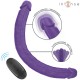 INTENSE GUNTER DILDO DOBLE VIBRADOR 40 CM MORADO CONTROL REMOTO