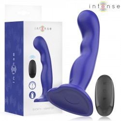 INTENSE SHORTY VIBRADOR CON VENTOSA AZUL CONTROL REMOTO