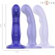INTENSE SHORTY VIBRADOR CON VENTOSA AZUL CONTROL REMOTO