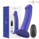 INTENSE VICTORIA VIBRADOR CON VENTOSA 10 VIBRACIONES AZUL OSCURO CONTROL REMOTO