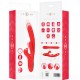 INTENSE ROSALIA VIBRADOR MULTIFUNCIaN 3 EN 1 ROJO