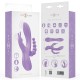 INTENSE MIKO TRIPLE VIBRADOR RABBIT ESTIMULADOR ANAL 7 VIBRACIONES MORADO