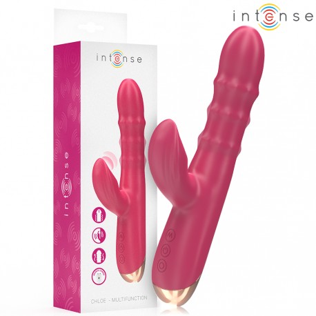 INTENSE CHLOE VIBRADOR MULTIFUNCIaN 3 EN 1 ROJO