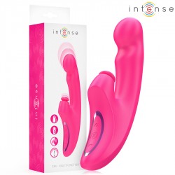 INTENSE EMI VIBRADOR 135 CM MULTIFUNCIaN 3 EN 1 10 VIBRACIONES ROSA