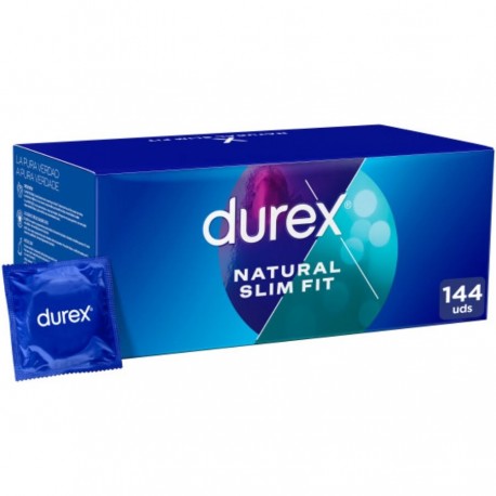 DUREX NATURAL SLIM FIT BASIC 144 UNIDADES