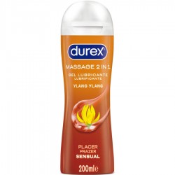 DUREX GEL LUBRICANTE DE MASAJE SENSUAL YLANG YLANG 200 ML