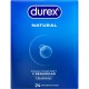 DUREX PRESERVATIVOS NATURAL 24 UNIDADES