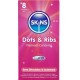 SKINS DOTS RIBS PRESERVATIVOS PREMIUM PACK 8