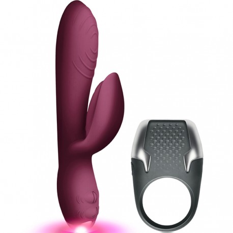 CLIMAXIMUM LAMOUR KIT VIBRADOR RABBIT ANILLO PENE LED