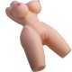 CRAZY BULL LILY MASTURBADOR FEMENINO TORSO REALaSTICO VAGINA Y ANAL 4 KG