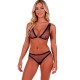 PASSION BELISSANA SET SUJETADOR TANGA AZUL S M