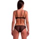 PASSION INTIMARI SET SUJETADOR BRAGAS NEGRO S M