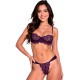 PASSION TIVOLEA SET SUJETADOR TANGA VIOLETA S M