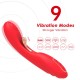 ARMONY VIBRADOR CON LENGUA OSCILANTE ROJO