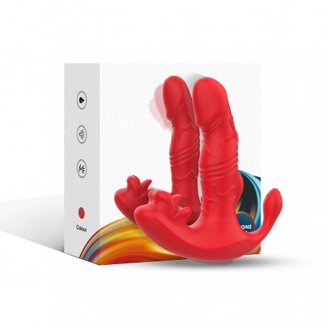 ARMONY VIBRADOR ANAL PANTY ESTIMULADOR PUNTO C Y G CONTROL REMOTO ROJO