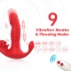 ARMONY VIBRADOR ANAL PANTY ESTIMULADOR PUNTO C Y G CONTROL REMOTO ROJO