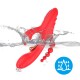 ARMONY VIBRADOR ESTIMULADOR PUNTO G Y CLaTORIS ROJO