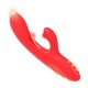 ARMONY VIBRADOR ESTIMULADOR PUNTO G Y CLaTORIS CON LENGUA OSCILANTE ROJO