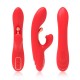 ARMONY VIBRADOR ESTIMULADOR PUNTO G Y CLaTORIS CON LENGUA OSCILANTE ROJO