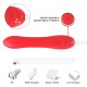 ARMONY VIBRADOR ESTIMULADOR PUNTO G Y CLaTORIS CON LENGUA OSCILANTE ROJO