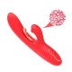 ARMONY VIBRADOR ESTIMULADOR PUNTO G Y CLaTORIS CON LENGUA OSCILANTE ROJO