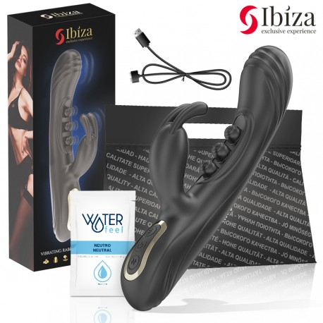 IBIZA VIBRADOR RABBIT PERLAS CON PULSACIaN