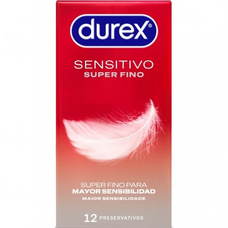 DUREX SENSITIVO SaPER FINO 12 UNIDADES