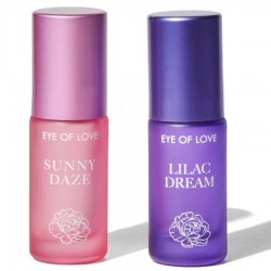 EYE OF LOVE BLOOM SET DE PERFUME ROLL ON CON FEROMONAS DE DaA A NOCHE 2 X 5 ML