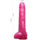 BAILE DONG DILDO REALaSTICO ROSA CON VENTOSA