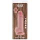 GET REAL PENE REALaSTICO DELUXE CON TESTaCULOS EXTRA GRUESO 20 CM