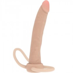 GET REAL DOUBLE TROUBLE PENETRADOR ANAL SILICONA 16 CM