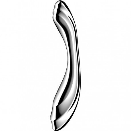 SATISFYER PURE GRAVITY 2 DILDO ACERO INOXIDABLE DOBLE USO