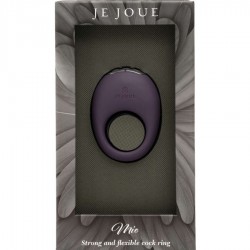 JE JOUE MIO ANILLO PARA EL PENE VIBRADOR FUERTE Y FLEXIBLE MORADO