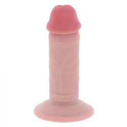 GET REAL DILDO DELUXE DONG GRUESO DE DOBLE DENSIDAD TPE 13 CM