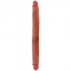 GET REAL DILDO DOBLE DONG DE SILICONA CARAMELO 46 CM