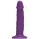 GET REAL DILDO REALISTA VIBRADOR DE SILICONA MORADO 195 CM