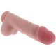 GET REAL PENE REALaSTICO DELUXE CON TESTaCULOS EXTRA GRUESO 345 CM