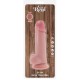 GET REAL PENE REALaSTICO DELUXE CON TESTaCULOS EXTRA GRUESO 25 CM