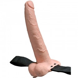 FETISH FANTASY SERIES ARNES AJUSTABLE PENE REALISTICO CON TESTICULOS RECARGABLE Y VIBRADOR 23 CM