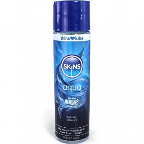 SKINS AQUA LUBRICANTE BASE DE AGUA 250 ML