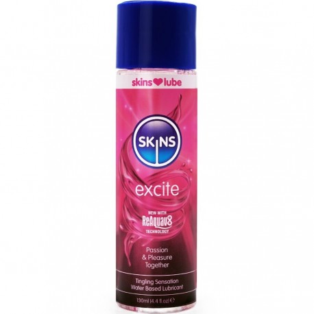 SKINS EXCITE LUBRICANTE BASE DE AGUA 130 ML