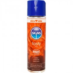 SKINS TASTY LUBRICANTE BASE DE AGUA CARAMELO SALADO 130 ML
